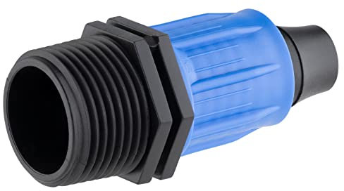 Raccord à compression pour tuyau goutte à goutte diamètre 16 millimètres - mâle 20x27 (3/4) AROZ