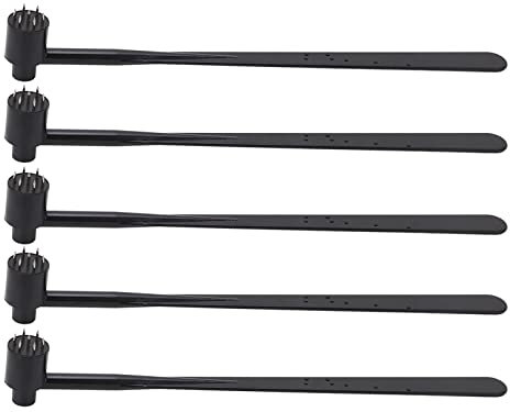 Fafeicy Martillo Dérmico de Flor de Ciruelo de 5 Piezas y 7 Pines, Martillo Dérmico de Flor de Ciruelo para la Industria