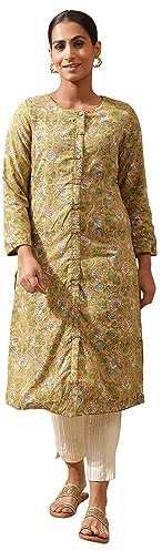 W for Woman dam gul wen vändjacka (22JUF11587-920674_Multicolor XS), flerfärgad, 34