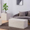Home Deluxe - Couchtisch Amiri L - Farbe: Beige, Größe: 95 x 50 cm, MDF Platte, bereits fertig montiert I Wohnzimmertisch Beistelltisch Sofatisch