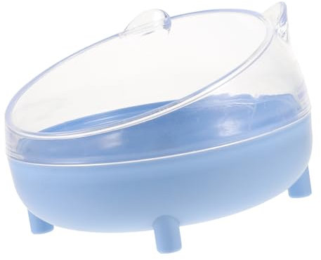 Supvox Tragbares Sandbadehaus für Chinchillas und Hamster mit Abnehmbarem Deckel Sandbadezimmer für Bastelarbeiten