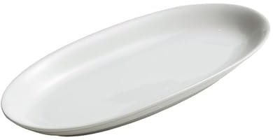 Bestickbricka Oval fisktallrik Keramisk ångad fisktallrik Hotellrestaurang Club Creative servis Slät Mattallrik