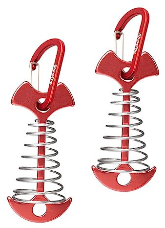 UKCOCO 2stücke Zeltzubehör Windfeste Zeltfixierung Für Outdoor-Camping Multifunktionale Und Langlebige Heringe Zur Sicherung Von Zelten Bei Starkem Wind
