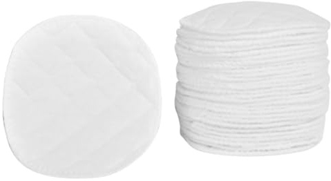 Nursing Pads White Cotton 16pcs Pregnant Women Washable | Childbirth Use, Skin-friendly Comfortable Fit, Breastfeeding Support, Reusable Pad Set