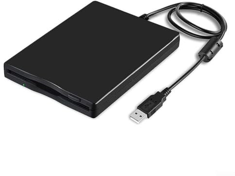 SPORTARC Unità floppy disk esterna USB, unità floppy USB 2.0 FDD lettore floppy disk USB 3.5 esterno porta 1,44 MB FDD Diskette Drive, 2E003A2OL765RG6J8T46C