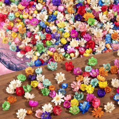 Ruzister 280 Mini Torkade Blommor för Harts - Naturliga, Lösa för Gör-Det-Själv