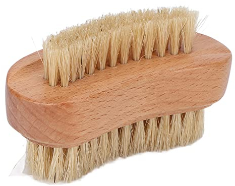 Cepillo de Uñas Pequeno Cepillo de Uñas y Manos de Dos Caras de Madera, Para Limpieza De Dedos Y Uñas Manicura De Fregado Como Para La Limpieza De Zapatos