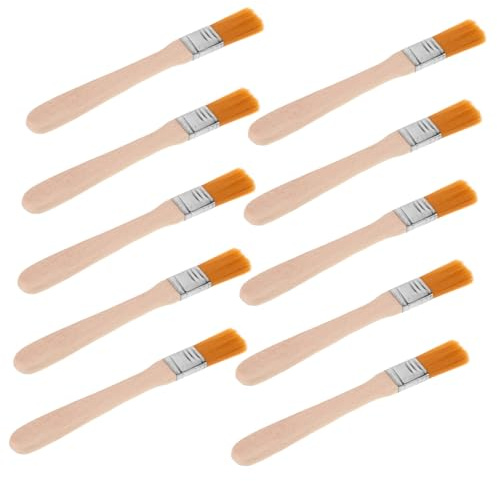 BESTonZON 10pcs Educational Dig Brush Set for Archaeology Excavation Tools Ergonomic Handles for Comfortable Grip Engaging Design for Fun Learning Experience for Science Exploration and
