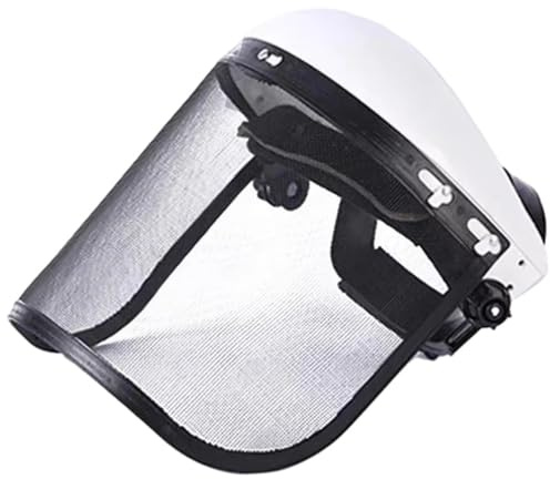 Ymxygz Visiera di Sicurezza Casco di Sicurezza con Visiera Casco per Motosega Decespugliatore Protezione Facciale Visiera Protettiva Cappello Forestale per Giardinaggio Taglio del Legname