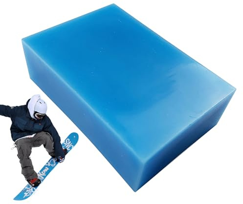 Cire d'entretien de ski toutes températures, cire d'entretien de ski, accessoires de ski, accessoires de snowboard pour les amateurs de ski, réduit la friction et augmente la température, blanc pour