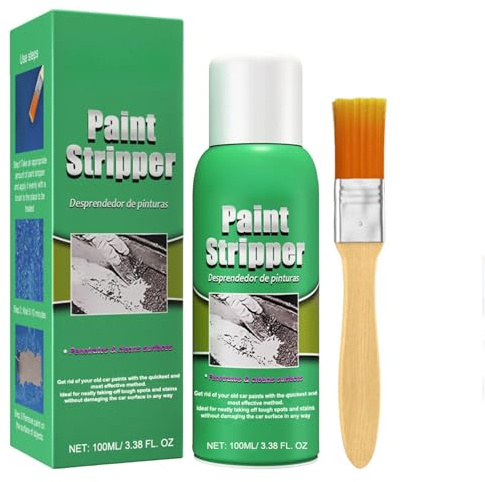 Decapante De Pinturas, Decapante Pintura Metal, Removedor De Pinture, Elimina Pintura Vieja De Forma Rápida Y Sencilla, Adecuado Para Metal, Cemento, Piedra Y Estructuras De Automóviles, 100ml