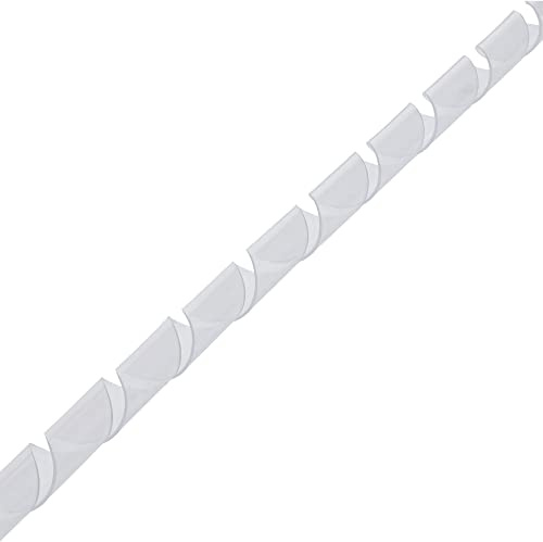 InLine 59947K Spiralband Kabelschlauch 10m, weiß, 8mm
