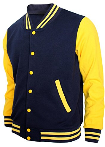 BCPOLO Baseball Jacket Varsity Baseball Cotton Jacket Letterman jacket 8 Colors-N-Y XL US