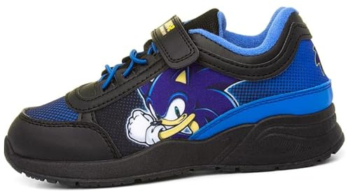 Sonic The Hedgehog Ragazzi Scarpe da Ginnastica, Blu. Misurare 9 UK, 27 EU
