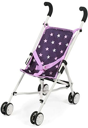 Bayer Chic 2000 601-71 Mini-Buggy Roma, Stars lila, 50 x 29 x 57 cm