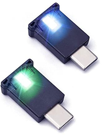 USB Type C Ambient Light 8 Color RGB LED Car Atmosphere Night Lamp Automotive Interior Replacement Lighting Parts Vehicle Interior Decoration Accessories