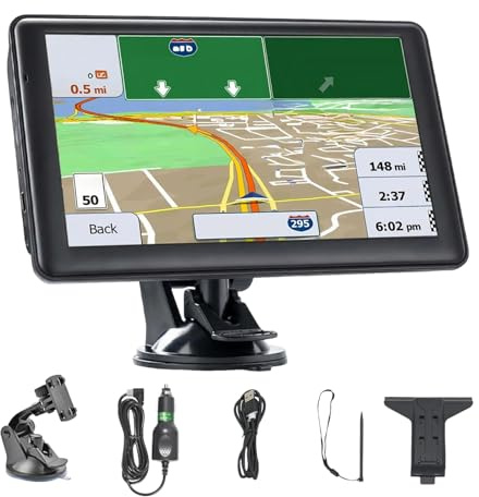 GPS para Coches | de Navegación GPS para Coche con Pantalla de 18 cm