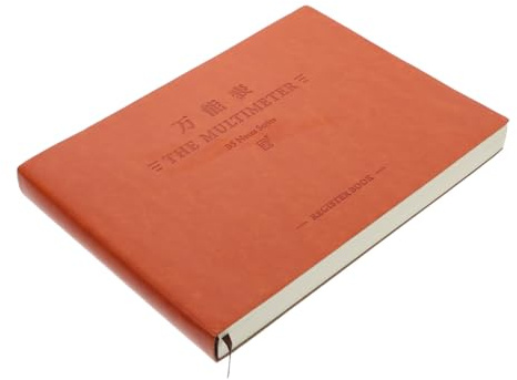 LOORGVEL Libro de Contabilidad Apaisado Páginas Marrón para Anotaciones Diarias Portátil y
