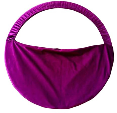 Perfeclan Rangement pour Cerceau Fitness et Gymnastique Artistique, Polyvalent et Portable, idéal pour Les Spectacles scène récréation, L Purple