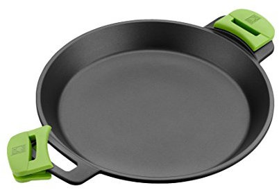 BRA Prior Paellera, Negro, antiadherente, 36 cm