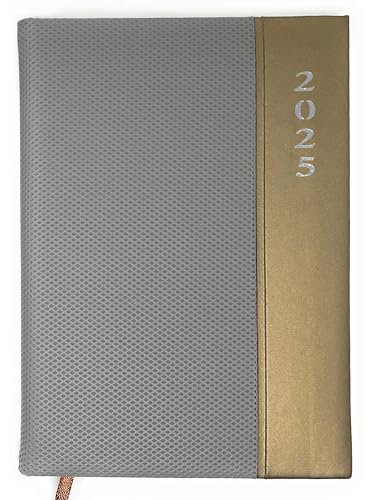 Taschenkalender 2026 A6 - Softtouch Oberfläche, 1 Woche 2 Seiten | Kompakter DIN A6 Kalender | Buchkalender 2026 a6 (Grau)