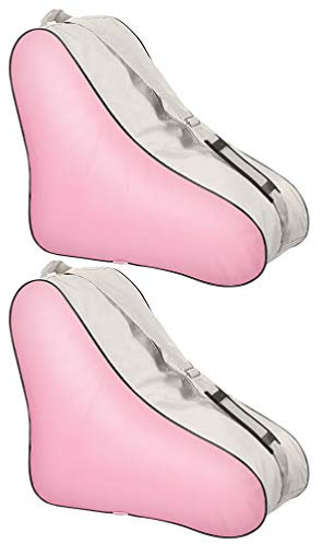 BESPORTBLE 2 Stück Rollschuh Aufbewahrungsbeutel Dreieck Schlittschuhe Rucksack Schlittschuhe Taschen (Rosa)