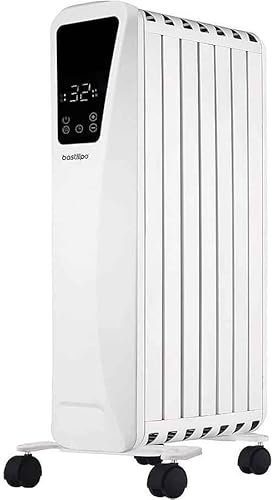 Bastilipo - Radiatore fluido, effetto camino, 1500W, 7 elementi, FENIX 2-1500