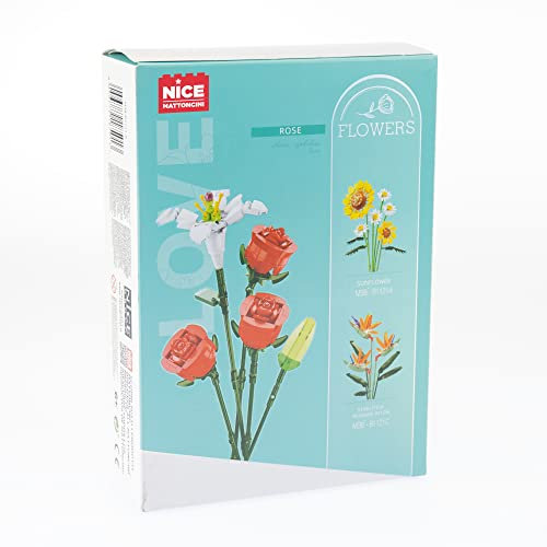 Nice Mattoncini - Flowers - Mazzo di Fiori con Rose e Giglio