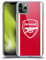 Head Case Designs Officially Licensed Arsenal FC Home 2023/24 Crest Kit Soft Gel Case [Military Grade Protection] Compatible With Apple iPhone 11 Pro Max
