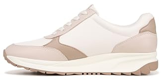 Naturalizer Womens Shay Sneaker Beige Multi Leather 8.5 M