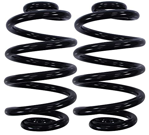 ATEC GERMANY 2x Minibloque de muelle de suspensión trasera izquierda y derecha, versión reforzada compatible con BMW Serie 3 Convertible (E46), 3 Coupé (E46), 3 Touring (E46), 3 (E46)