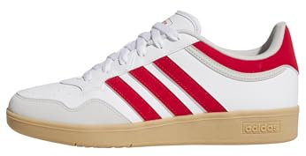 adidas Unisex - Adulto Hoops 4.0 Shoes, Ftwr White Better Scarlet Gum 3, 40 2/3 EU
