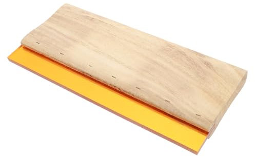 Hohopeti Schaber Tinte Siebdruckplatte Werkzeug Zum Schaben Von Tinte Home-bildschirmdruck-Tool Tintenwischer Flache Druckrakel Siebdruckmaschine Siebdruckzubehör Sieb-tintenrakel Hölzern
