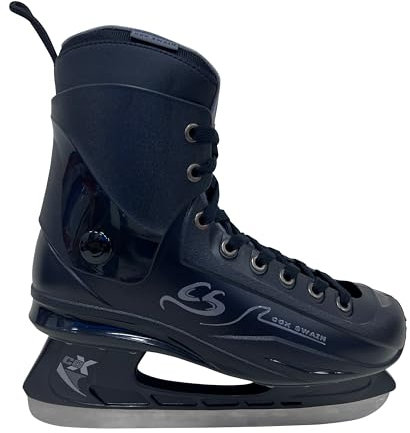 Cox Swain EIS Hockey Schlittschuhe Crew für Anfänger und Fortgeschrittene, Kinder und Erwachsene, Edelstahlkufe vorgeschliffen, Gr. 41