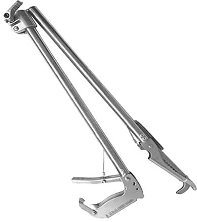 KICHOUSE Clip anti-slip addensate pinze per cucinare acchiappa anguille aragosta cucinando cracker di artigli di granchio chele di granchio Pinza Acciaio inossidabile Silver