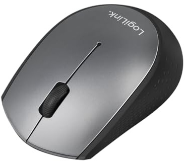 LogiLink ID0160 Trådlös USB-C trådlös mus, 2,4 GHz med autolink-teknik svart