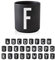 Design Letters Tasse Personalisiert (A-Z) | Kaffeebecher Porzellan | Kaffeetassen Buchstaben | Personalisierte Tasse, Personalisierte Geschenke | Tassen Schwarz | Dekorativ Tassen Buchstaben 250 Ml