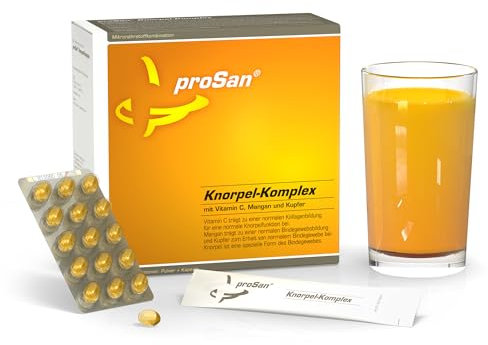 proSan Knorpel-Komplex | 30 Tage | mit Kollagen, Hyaluronsäure, Glucosamin & Chondroitin | Freude an Bewegung | aus Deutschland
