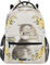 Katze und Rose Schulrucksack für Jungen Mädchen Kinder Reisetasche Bookbag