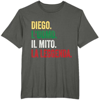 Diego L'uomo Il Mito La Leggenda regalo per Diego Maglietta