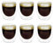 Nizirioo Set Di 6 Tazzine Caffe Vetro, 80ml Bicchieri Espresso Doppia Parete, Bicchieri Caffe Vetro Borosilicato Bicchierini Caffè Vetro Per Tè, Caffè, Latte, Cappuccino, Espresso, Cioccolata Calda