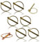 Multi-Functional Safety Linch Pin, 6 Pcs Trailer Spring Positioning Lock Lynch Pin Split Trailer Hardware Pins, for Boat Kayak Canoe Trailer Tractor Trolley Mowers