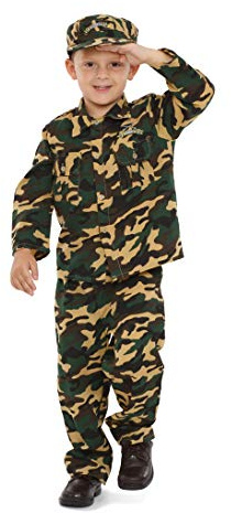 Dress Up America Costume Dell'esercito Per Bambini - Costume Da Soldato Per Ragazzi E Ragazze - Bellissimo Costume Per Giochi Di Ruolo