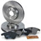 BESTPRICE Set freni asse anteriore incl. dischi freno ventilati Ø 300 mm + pastiglie freno anteriori