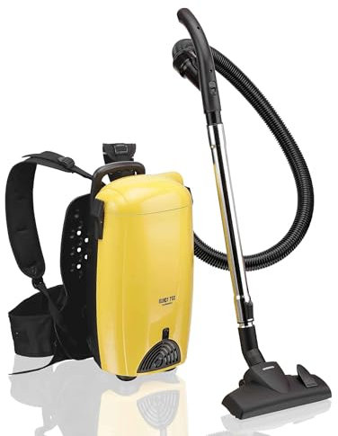 MELISSA, 16420275 Rückenstaubsauger,Rucksack Staubsauger Rücken-Sauger-Wandsauger 899 Watt,mit Blas-Funktion, Gelb Schwarz, 25, 5 x 49 x 32 cm, W