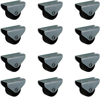 12 Stück 25 mm Kastenrollen Möbelrollen Kastenbockrollen Bettkastenrollen Rollen