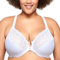 Glamorise Wonderwire-Vorderverschluss-T-Rücken-BH NR. 1395Weiß,95C