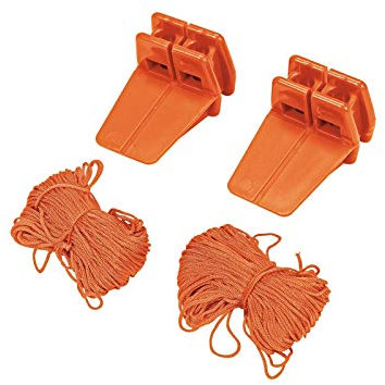 Vorel Cuerda de Albañilería Con Bloques Tensores 18 Metros - Fijación Fácil Sin Clavos, Extra Resistente, Para Dirección, Unión y Empedrado