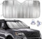 Parasole Auto 150x70cm Parabrezza Universale, Pieghevole- Protezione Solare UV, Riduzione del Calore e Privacy, Adatta per La Maggior Parte dei Veicoli.