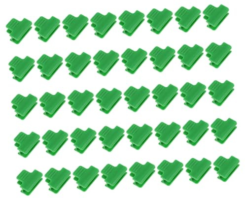 NOLITOY 40 Pezzi Morsetti per Serra Clip Fissaggio Pellicola Terrazzo Tunnel Hoops Clip Supporto Estensione Piante Facile da Usare